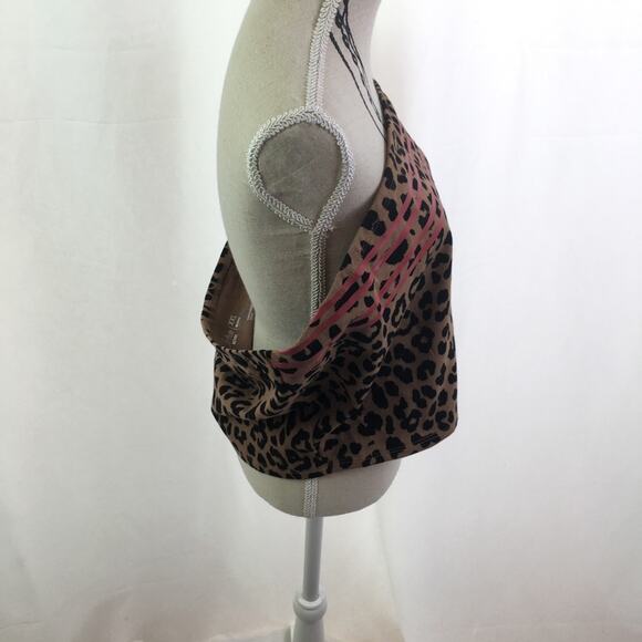 Flirtitude Active Crop Top Chocolate Leopard XXL - Picture 6 of 12